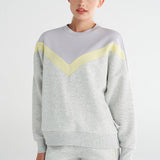 Hummel bexley sweatshirt in snow melange - Image 1
