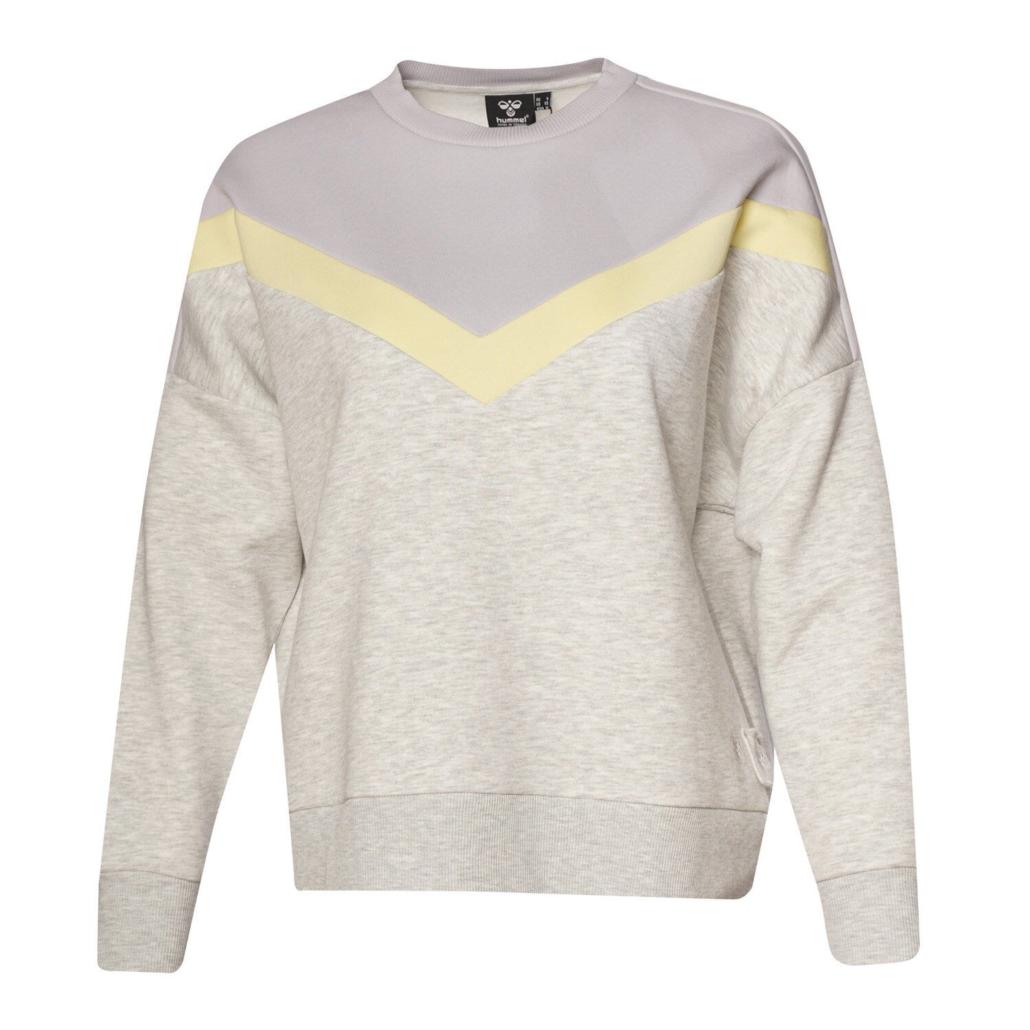 Hummel bexley sweatshirt in snow melange - Image 5