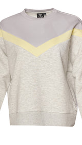 Hummel bexley sweatshirt in snow melange - Image 5