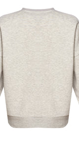 Hummel bexley sweatshirt in snow melange - Image 6