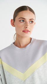 Hummel bexley sweatshirt in snow melange - Image 3