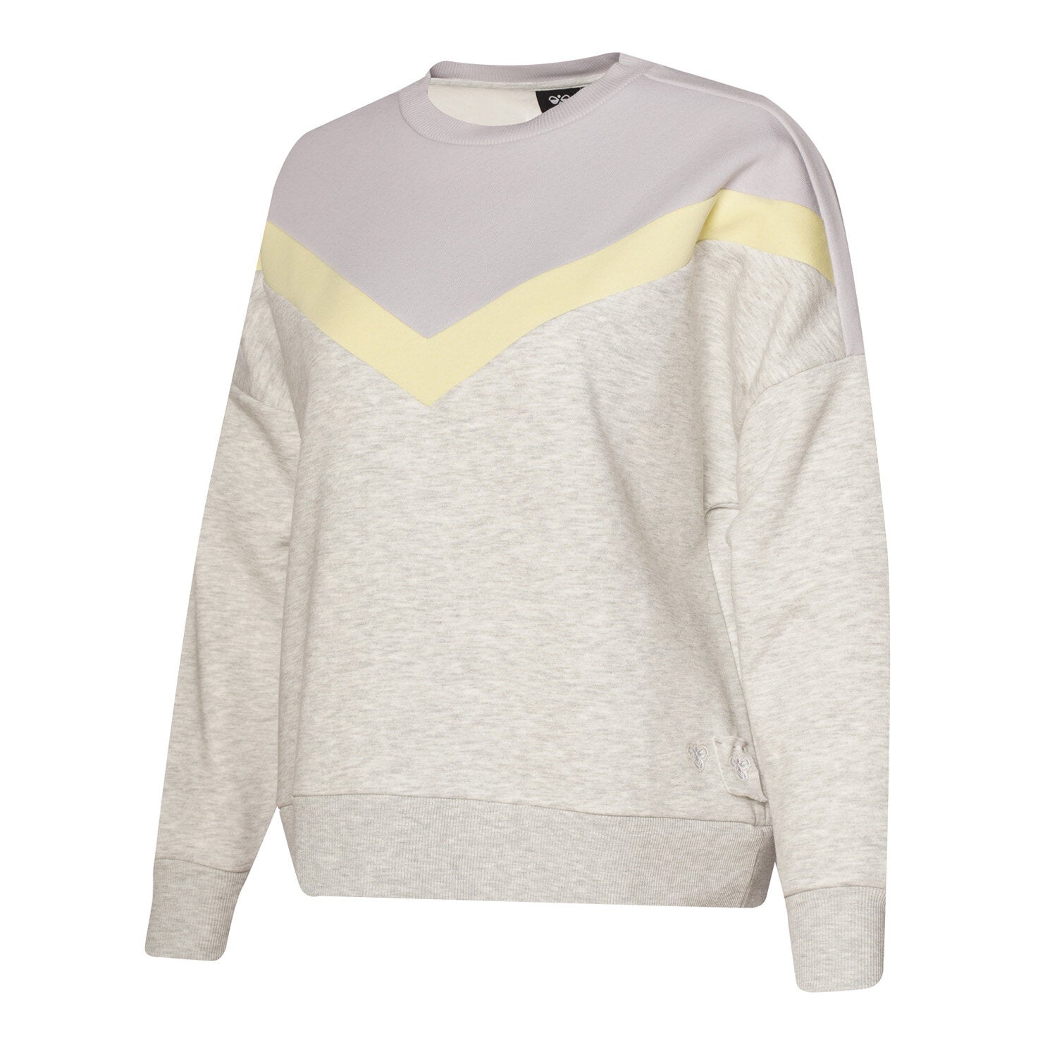 Hummel bexley sweatshirt in snow melange - Image 4