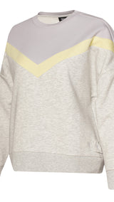 Hummel bexley sweatshirt in snow melange - Image 4