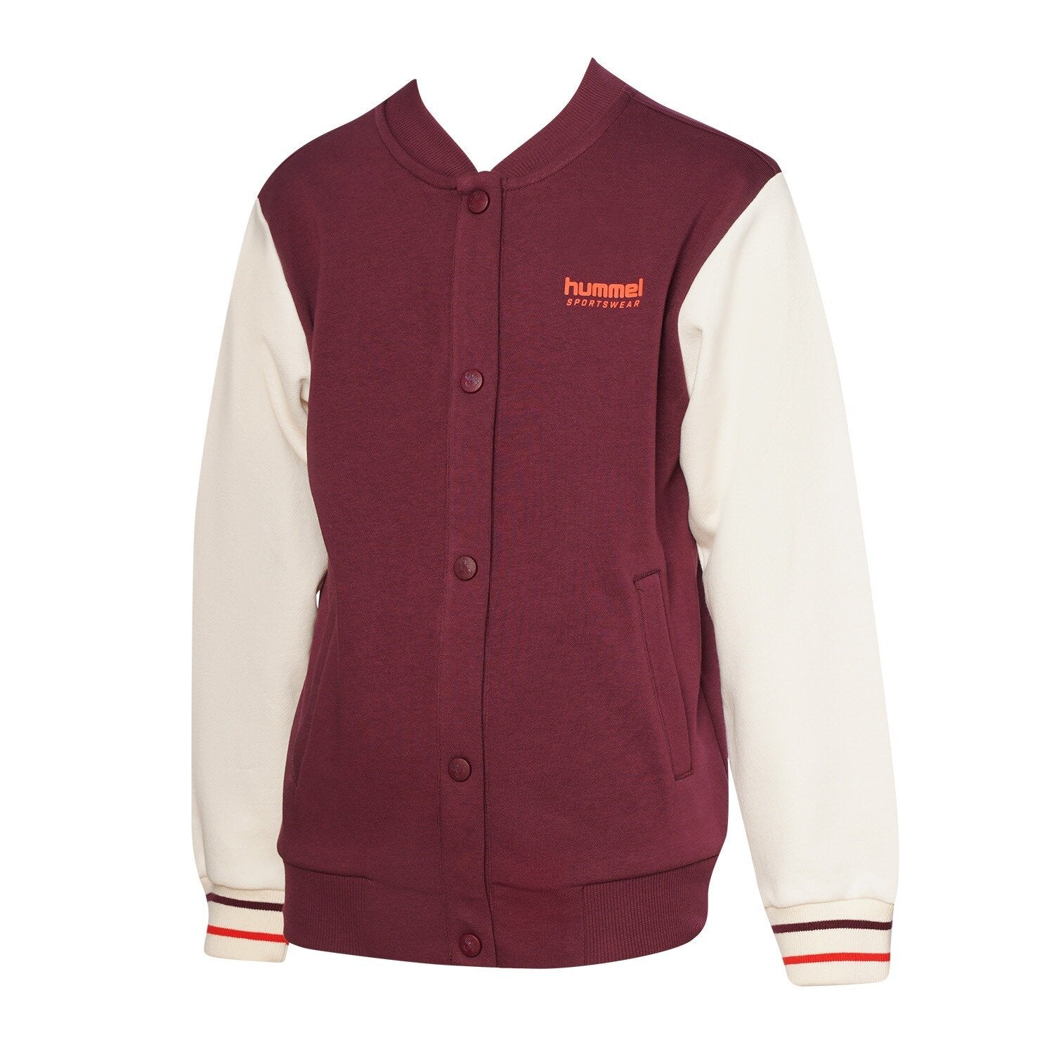 Hummel halton bomber jacket in fig - Image 1