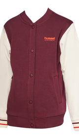 Hummel halton bomber jacket in fig - Image 1