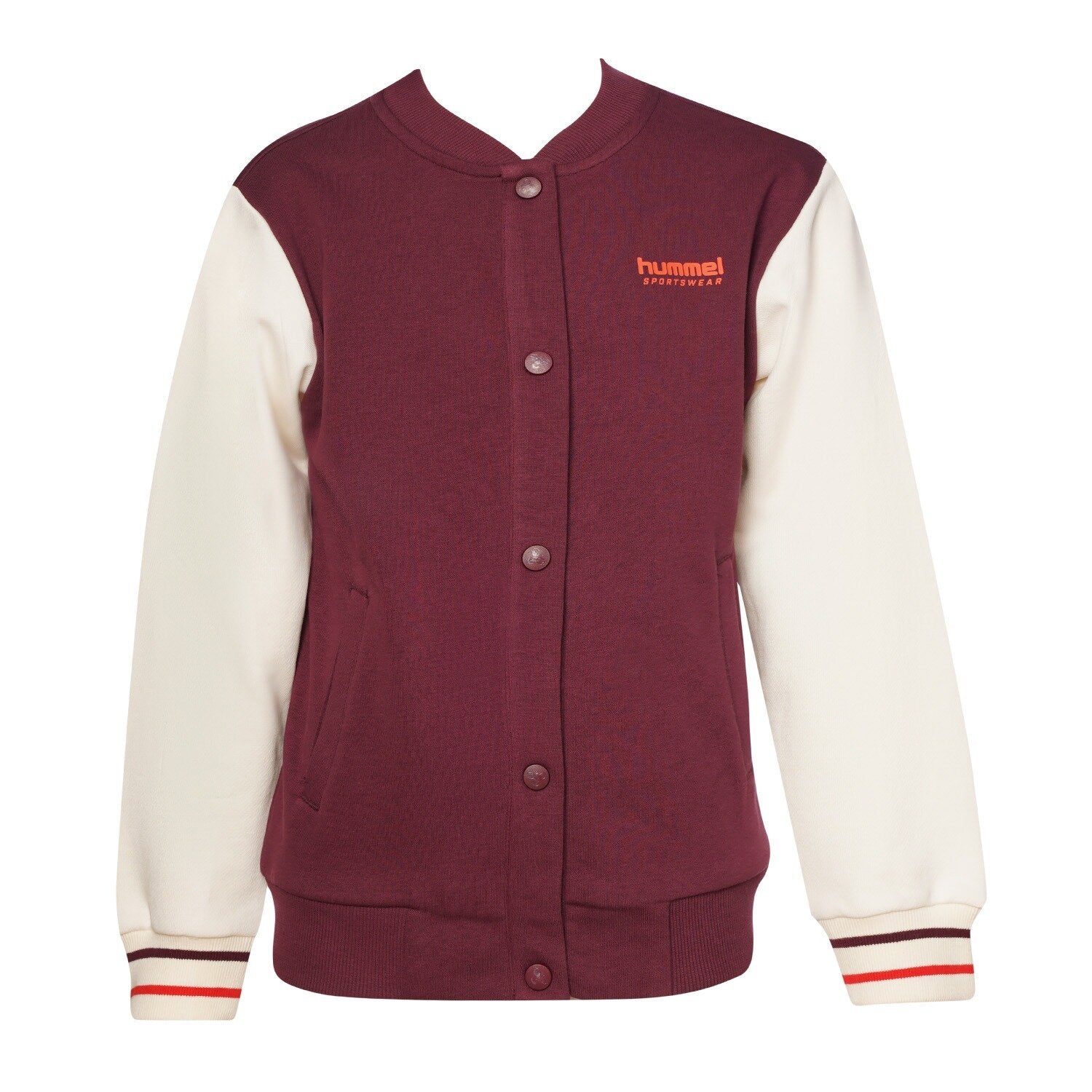 Hummel halton bomber jacket in fig - Image 2