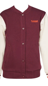 Hummel halton bomber jacket in fig - Image 2