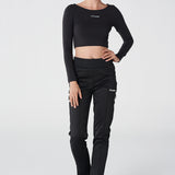 Hummel hmlGENESA pants in black - Image 2