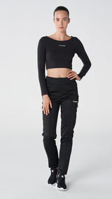 Hummel hmlGENESA pants in black - Image 2
