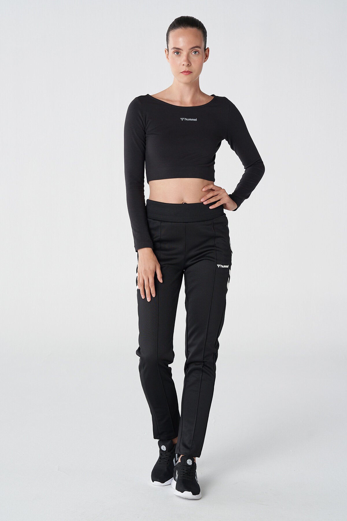 Hummel hmlGENESA pants in black - Image 2