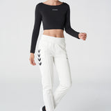 Hummel hmlGENESA pants in off white - Image 2