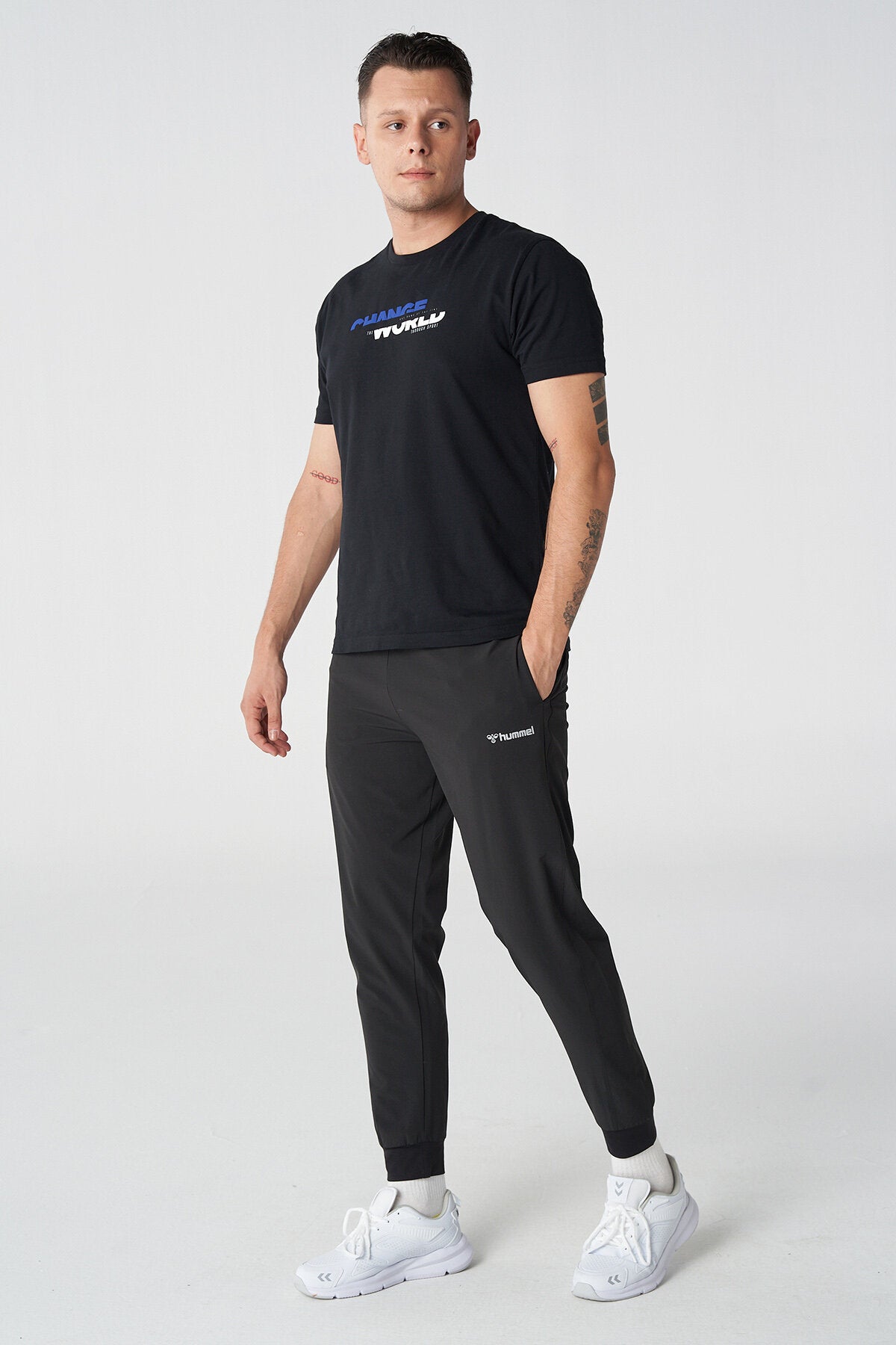 Hummel hmlMABELES 7 8 pants in black - Image 2