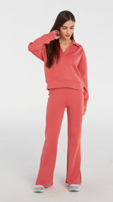 Hummel hmlBOLETTE pants in mineral red - Image 2