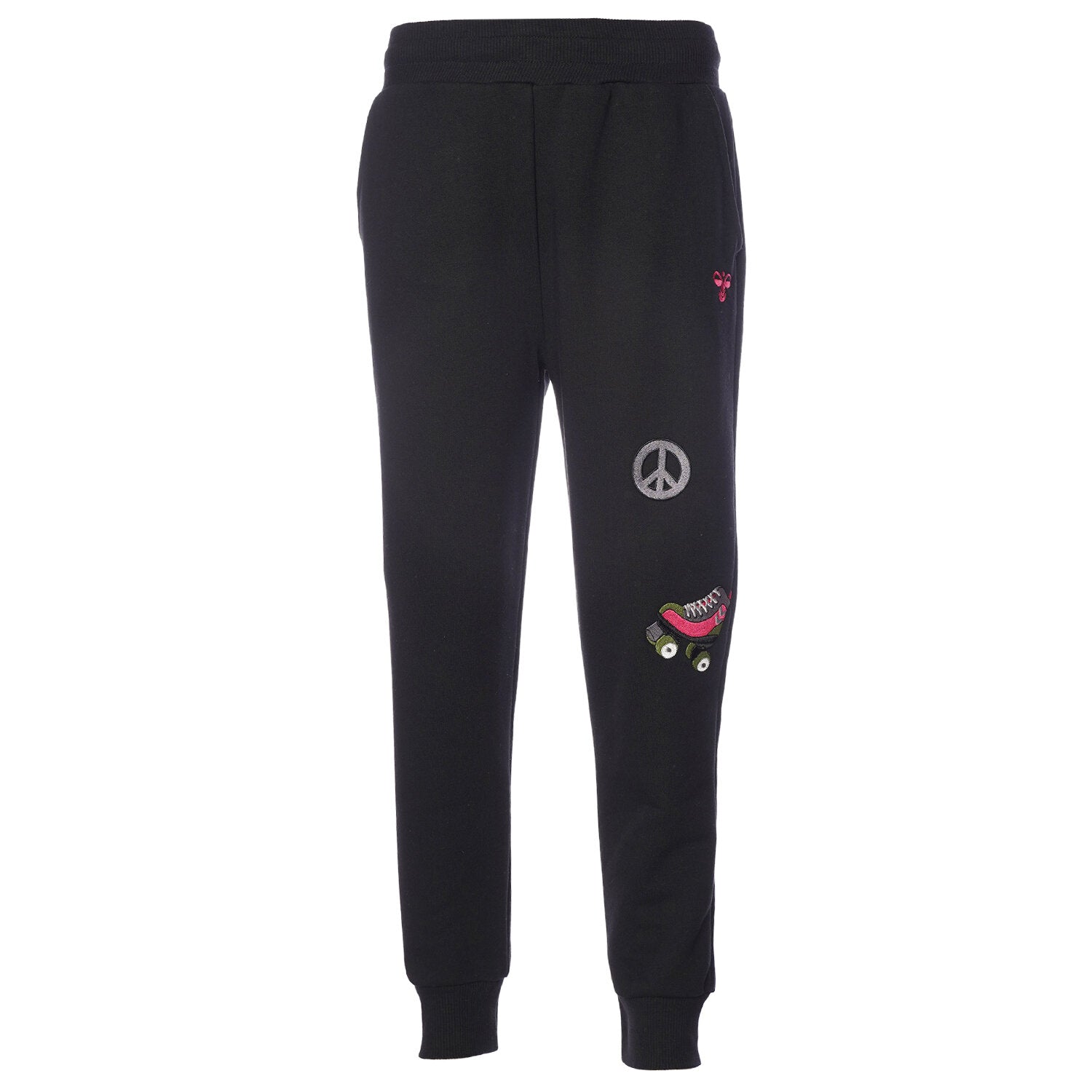 Hummel hmlDAGNES pants in black - Image 2