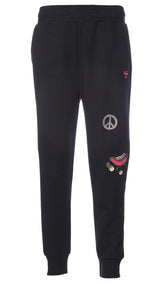 Hummel hmlDAGNES pants in black - Image 2