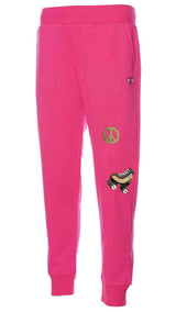 Hummel hmlDAGNES pants in raspberry sorbet - Image 1