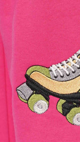 Hummel hmlDAGNES pants in raspberry sorbet - Image 4