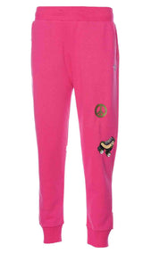 Hummel hmlDAGNES pants in raspberry sorbet - Image 2