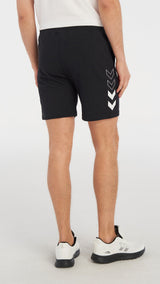 Hummel hmlELEMENTAL cotton shorts in black - Image 3