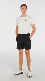 Hummel hmlELEMENTAL cotton shorts in black - Image 2