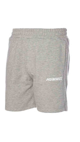 Hummel hmlELEMENTAL cotton shorts in grey melange - Image 4