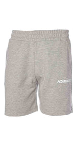 Hummel hmlELEMENTAL cotton shorts in grey melange - Image 5