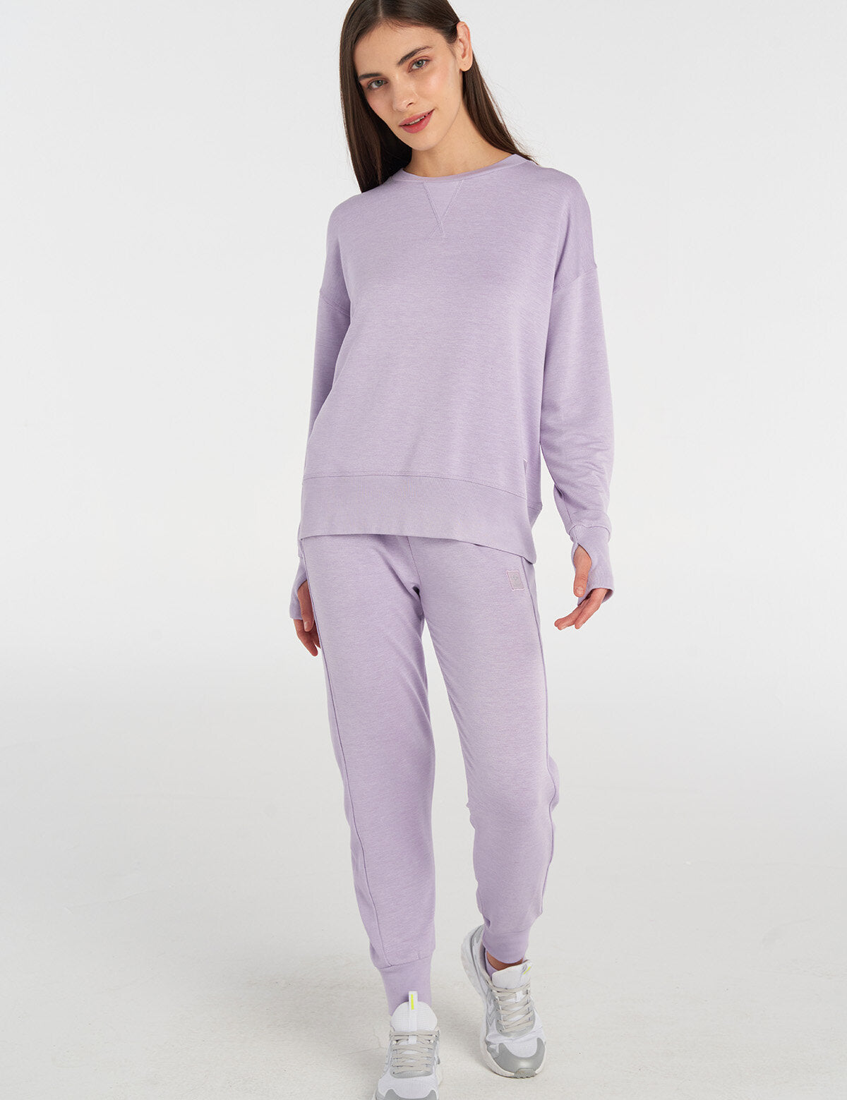 Hummel hmlJONINA pants in orchid petal - Image 2