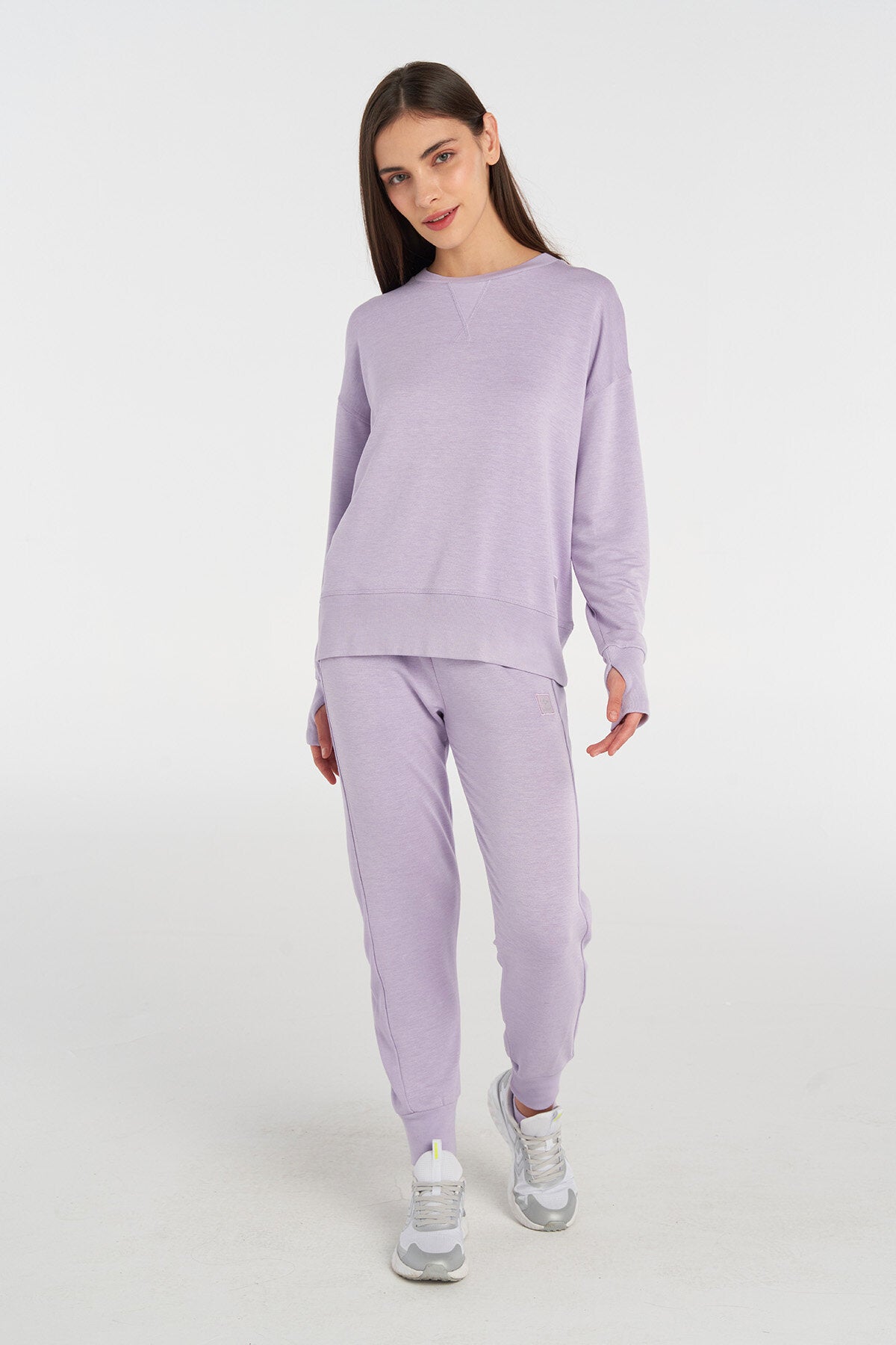 Hummel hmlJONINA pants in orchid petal - Image 2