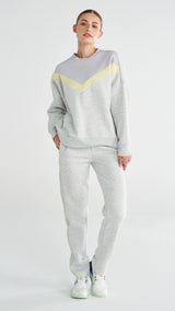 Hummel bexley pants in snow melange - Image 2