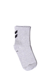 Hummel hmlHAROME short socks in grey melange - Image 4