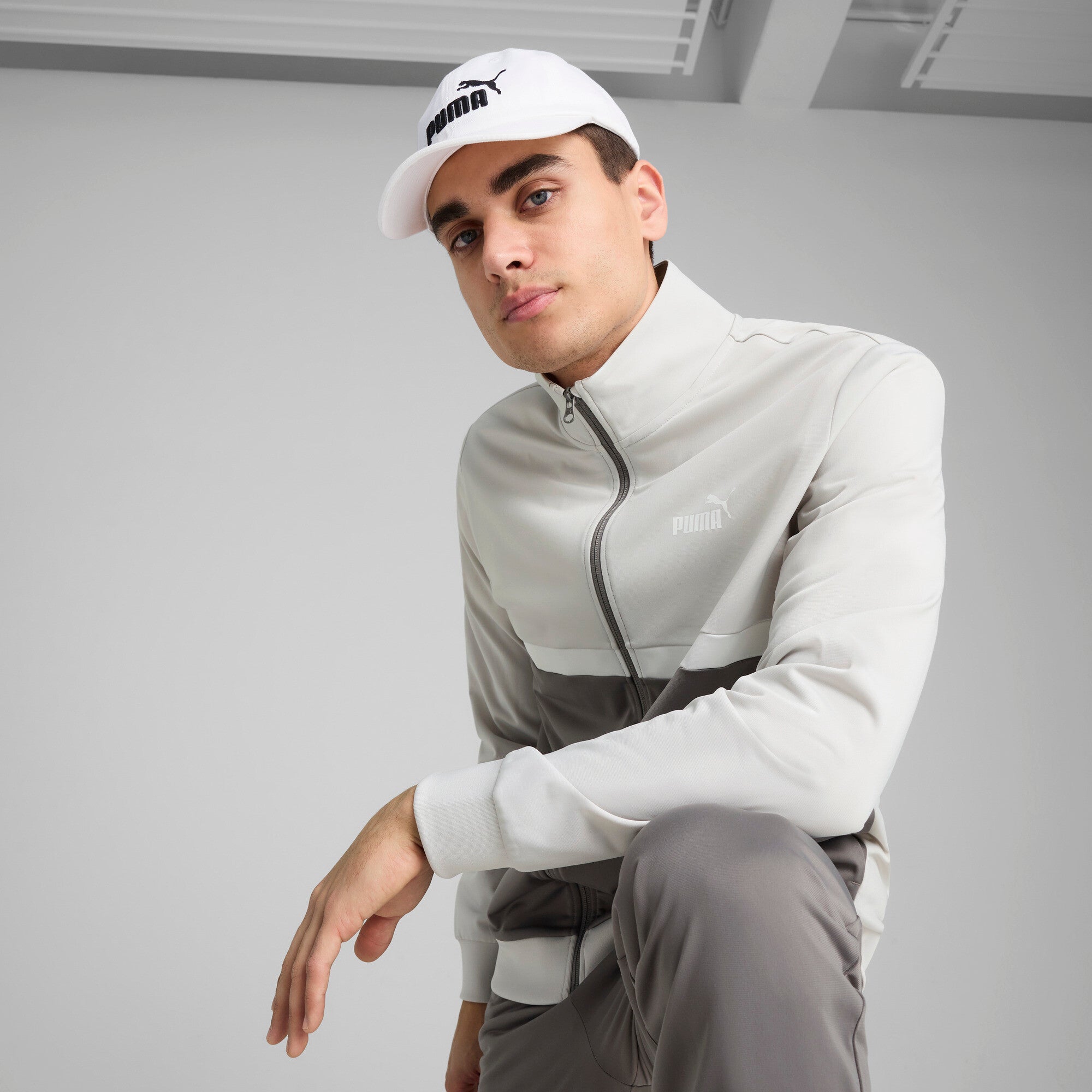 PUMA ESS No.1 logo baseball cap in white