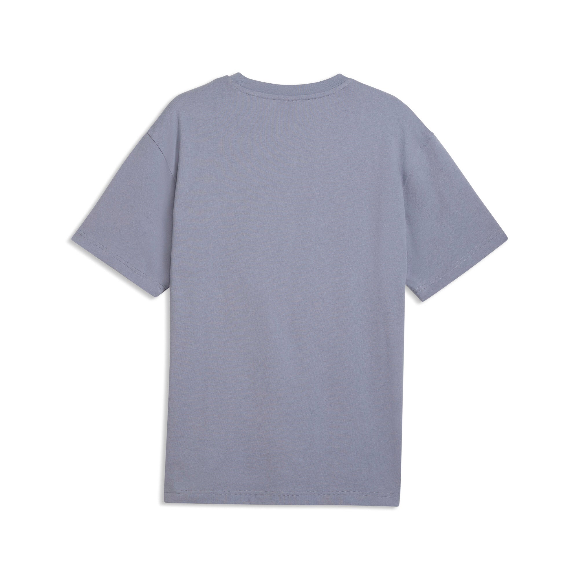 PUMA essentials elevated cat logo relaxed tee men in gray sky