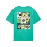 PUMA sunset drive relaxed tee men in vibrant green