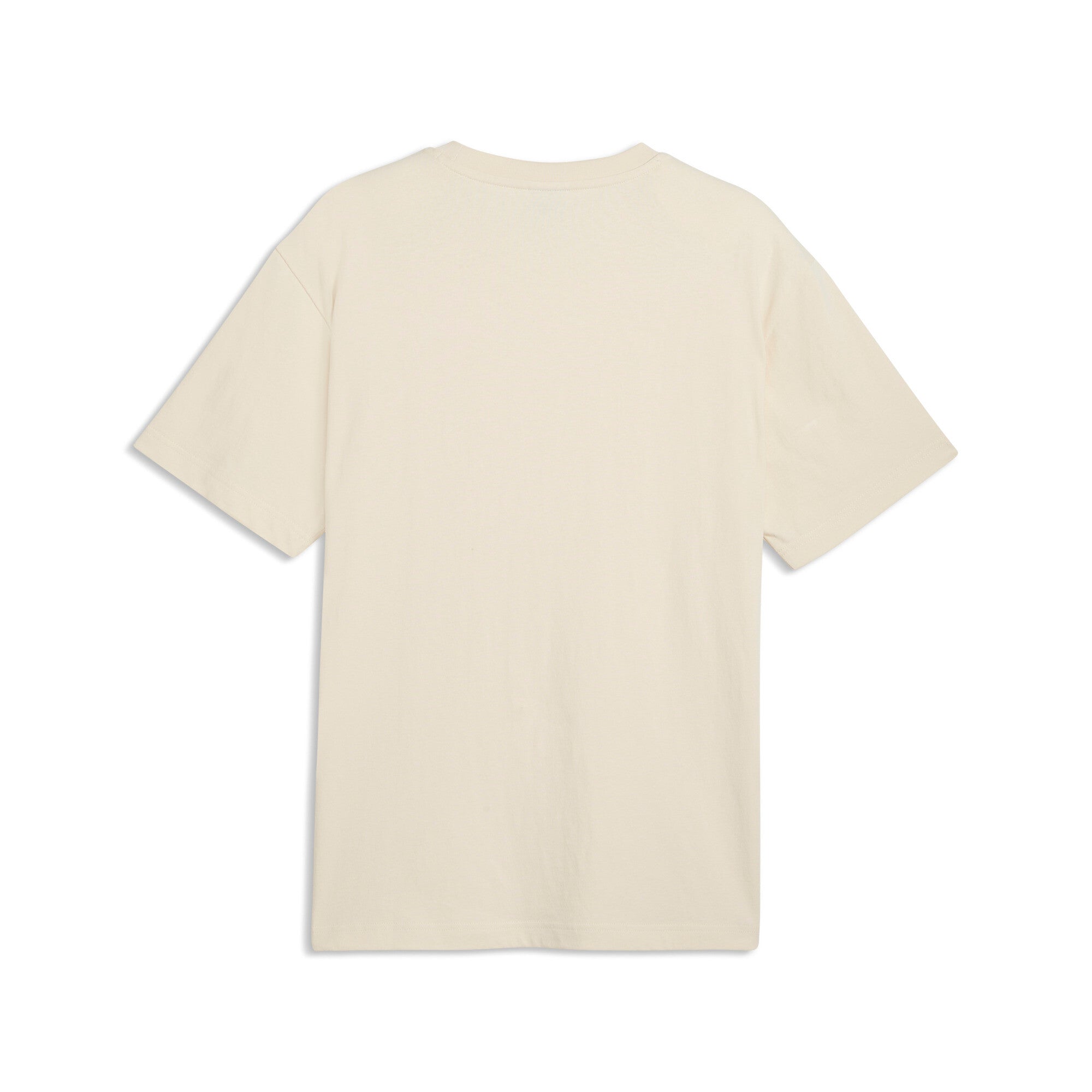 PUMA essentials elevated cat logo relaxed tee men in alpine snow