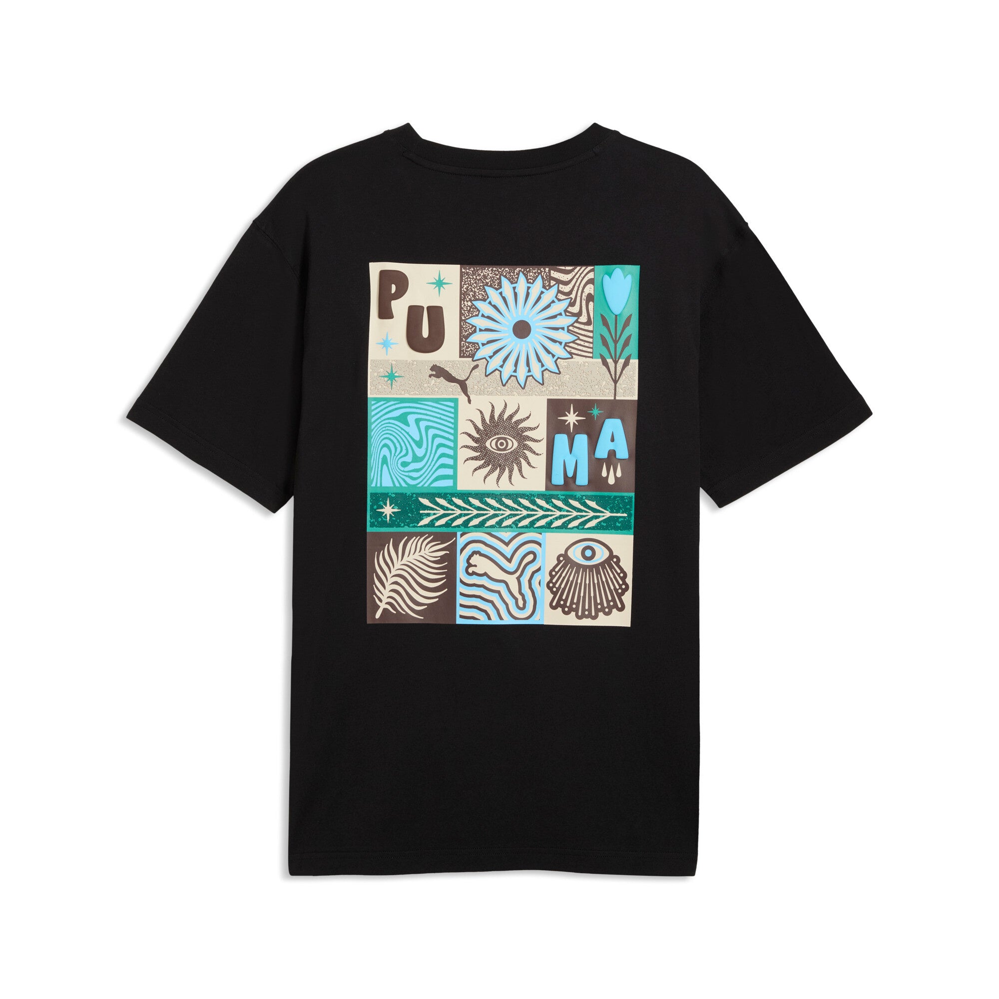 PUMA sunset drive relaxed tee men in black