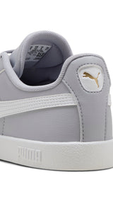 PUMA club II indoor sneakers unisex in vibrant silver and white