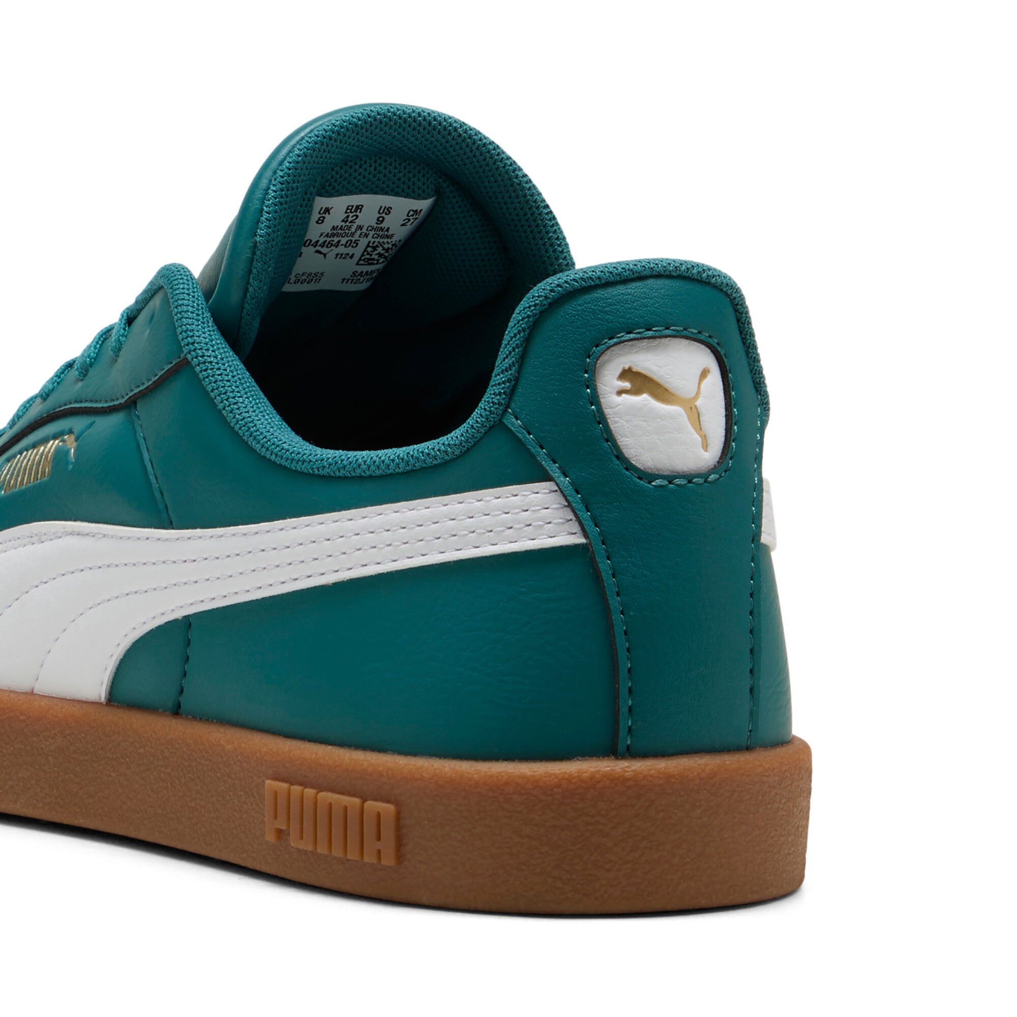 PUMA club II indoor sneakers unisex in emerald ice and white