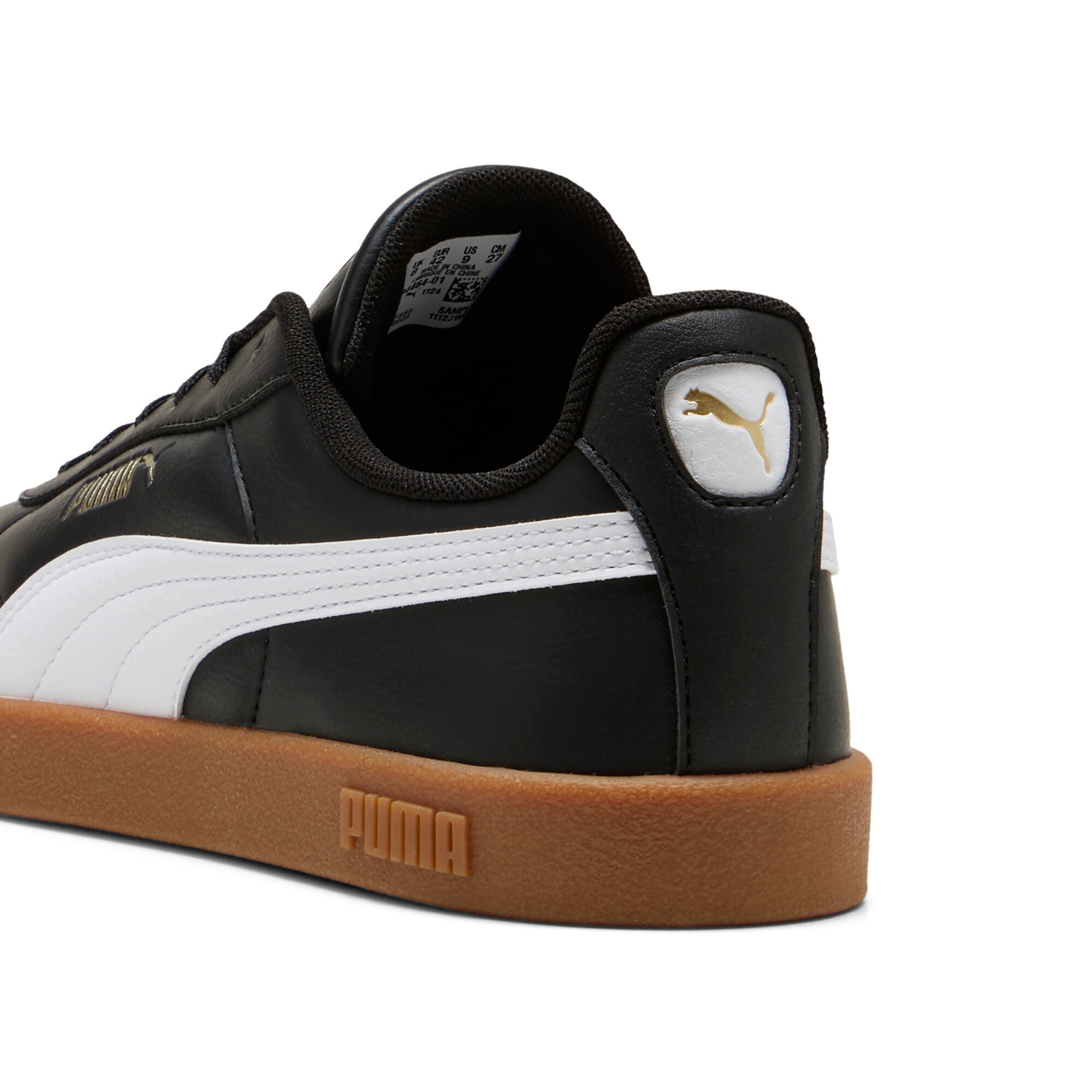 PUMA club II indoor sneakers unisex in black and white