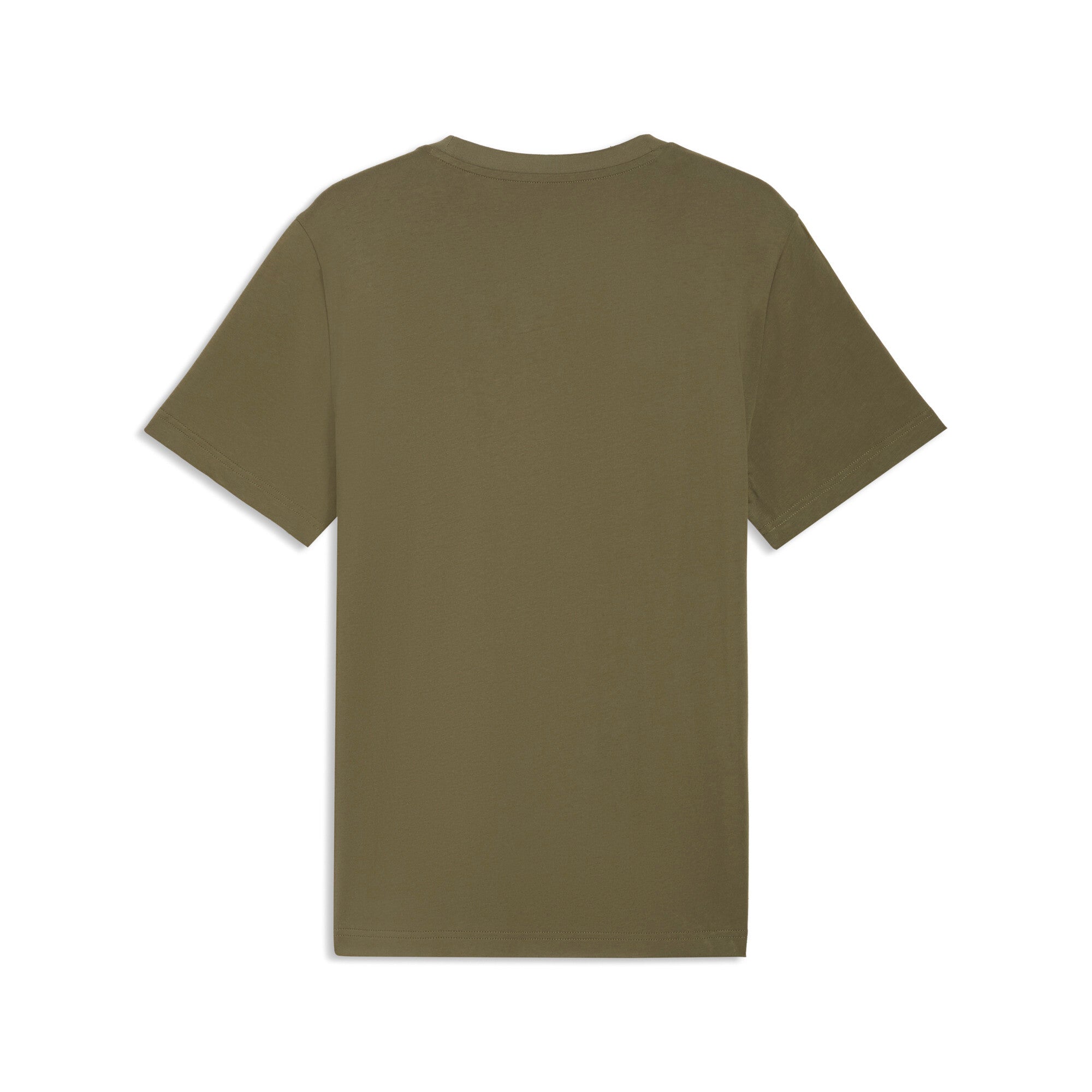 PUMA essentials small no. 1 logo tee men in loden green