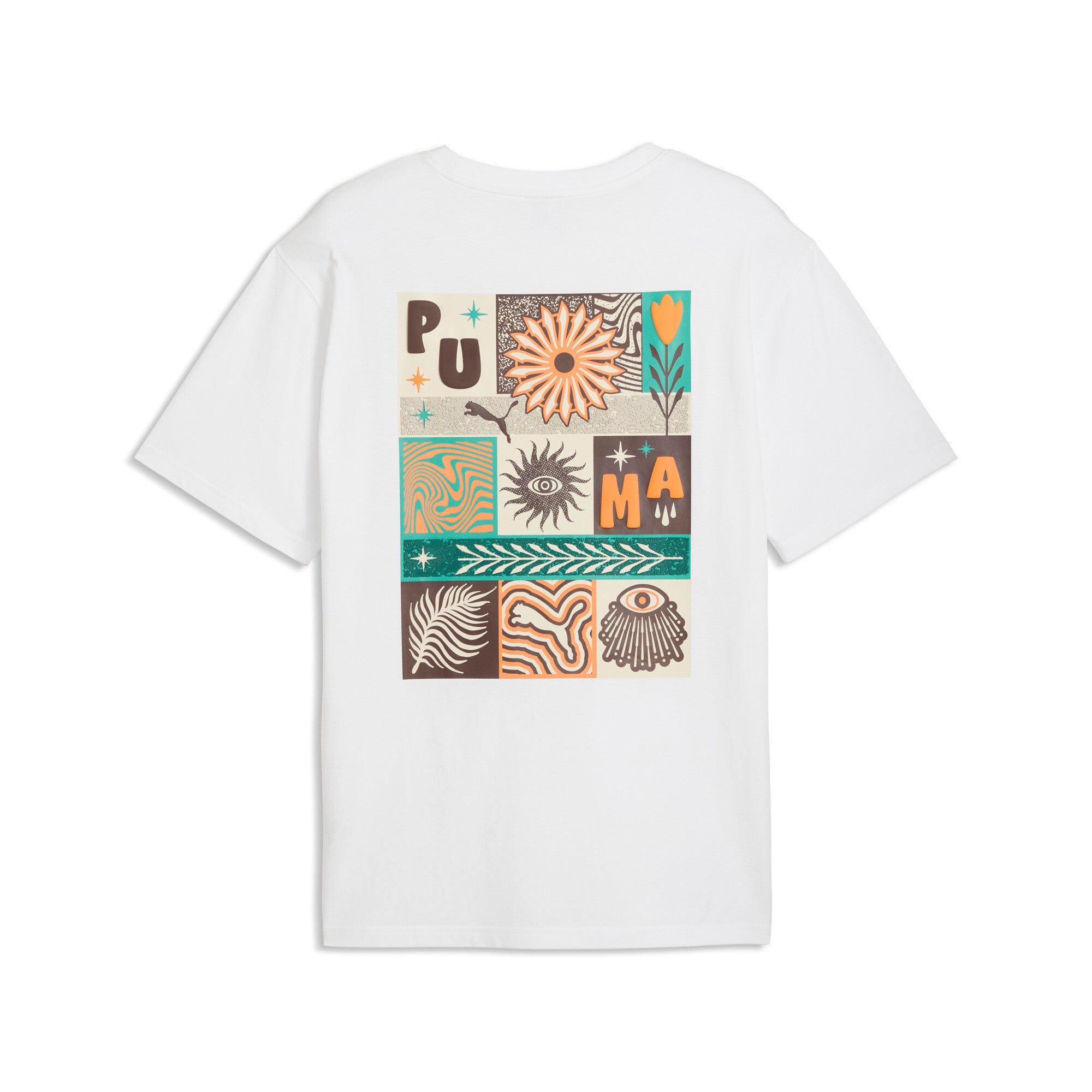 PUMA sunset drive relaxed tee men in white
