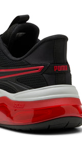 PUMA cell thrill dash sneakers unisex in black and for all time red