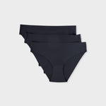 Etam JESSY - 3 SLIPS in Black - View 1