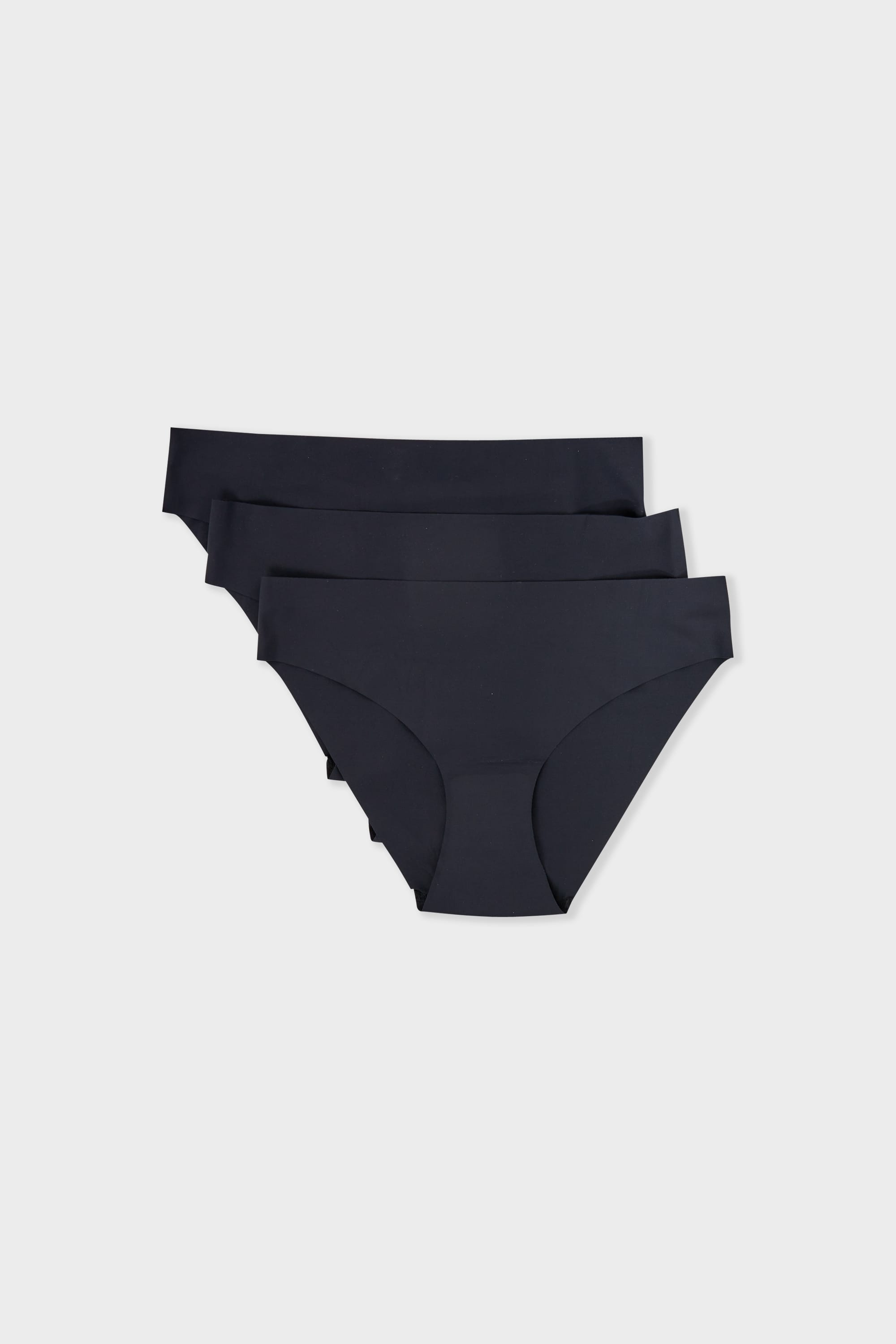 Etam JESSY - 3 SLIPS in Black - View 1
