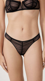 Etam SYMBIOSE - TANGA in Black - View 1
