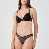 Etam ENVOLEE - TANGA in Black - View 3