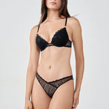 Etam ENVOLEE - TANGA in Black - View 3