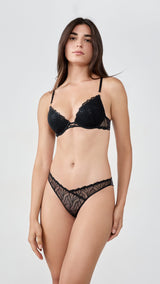 Etam ENVOLEE - TANGA in Black - View 3