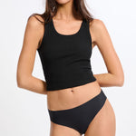 Etam JESSY - 3 SLIPS in Black - View 3