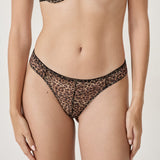 Etam SYMBIOSE - TANGA in Brown - View 1