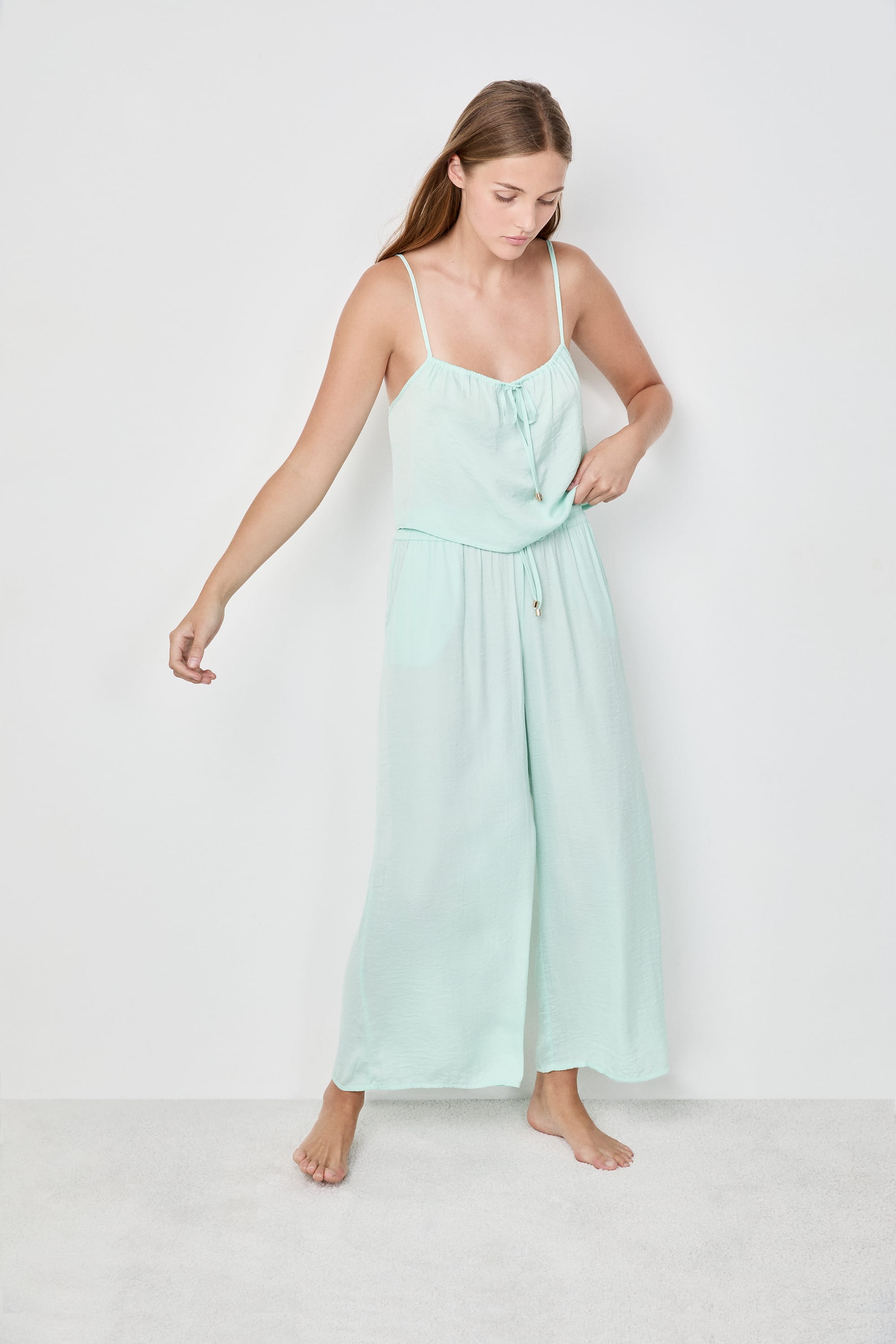 Etam CHEETA 7/8EME - PANTALON 7/8 in Celadon - View 3